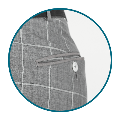 Kalhoty - prvek konfigurace