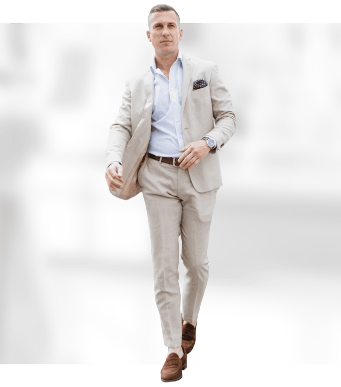 Made-to-measure wedding suit